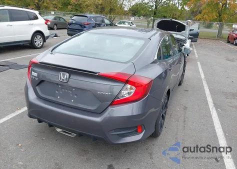 2020 Honda Civic Sport из США, поврежденный, VIN 2HGFC2F87LH573389